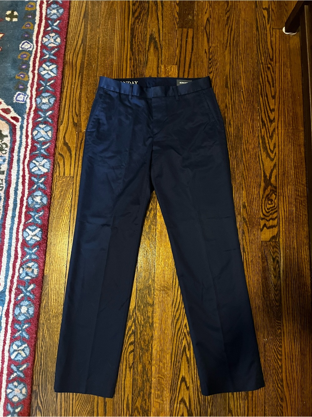 Bonobos Navy Straight Dress Pants